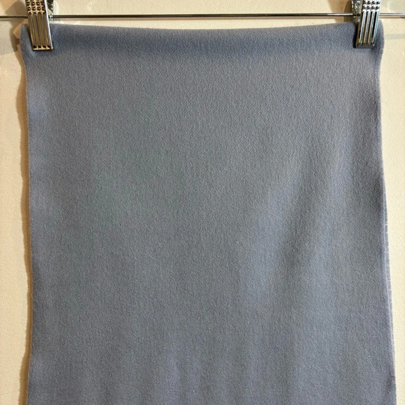 LACOSTE 100% Wool Light  Blue Large Scarf - Picture 5 of 5